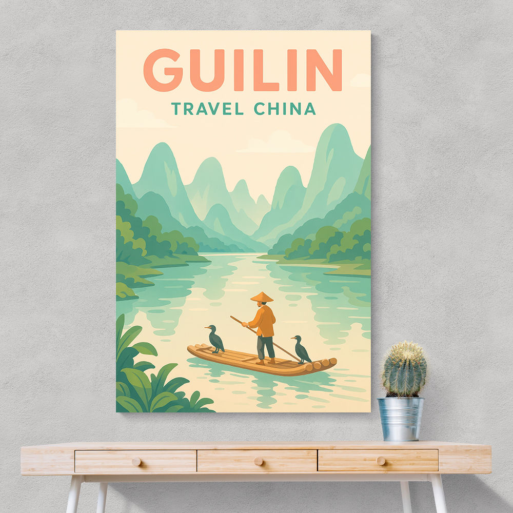 Guilin China Travel Poster 1 Guilin China Travel Poster 1