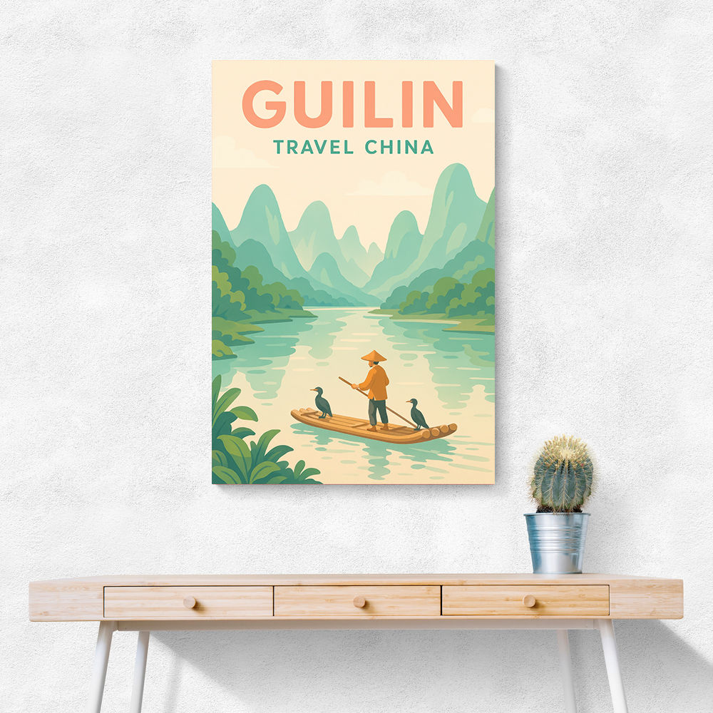 Guilin China Travel Poster 1 Guilin China Travel Poster 1