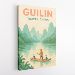 Guilin China Travel Poster 1