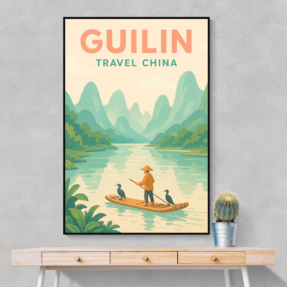Guilin China Travel Poster 1 Guilin China Travel Poster 1