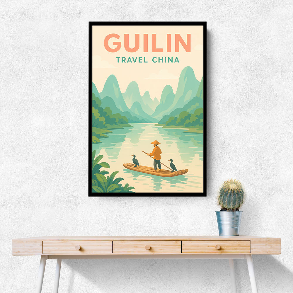 Guilin China Travel Poster 1 Guilin China Travel Poster 1