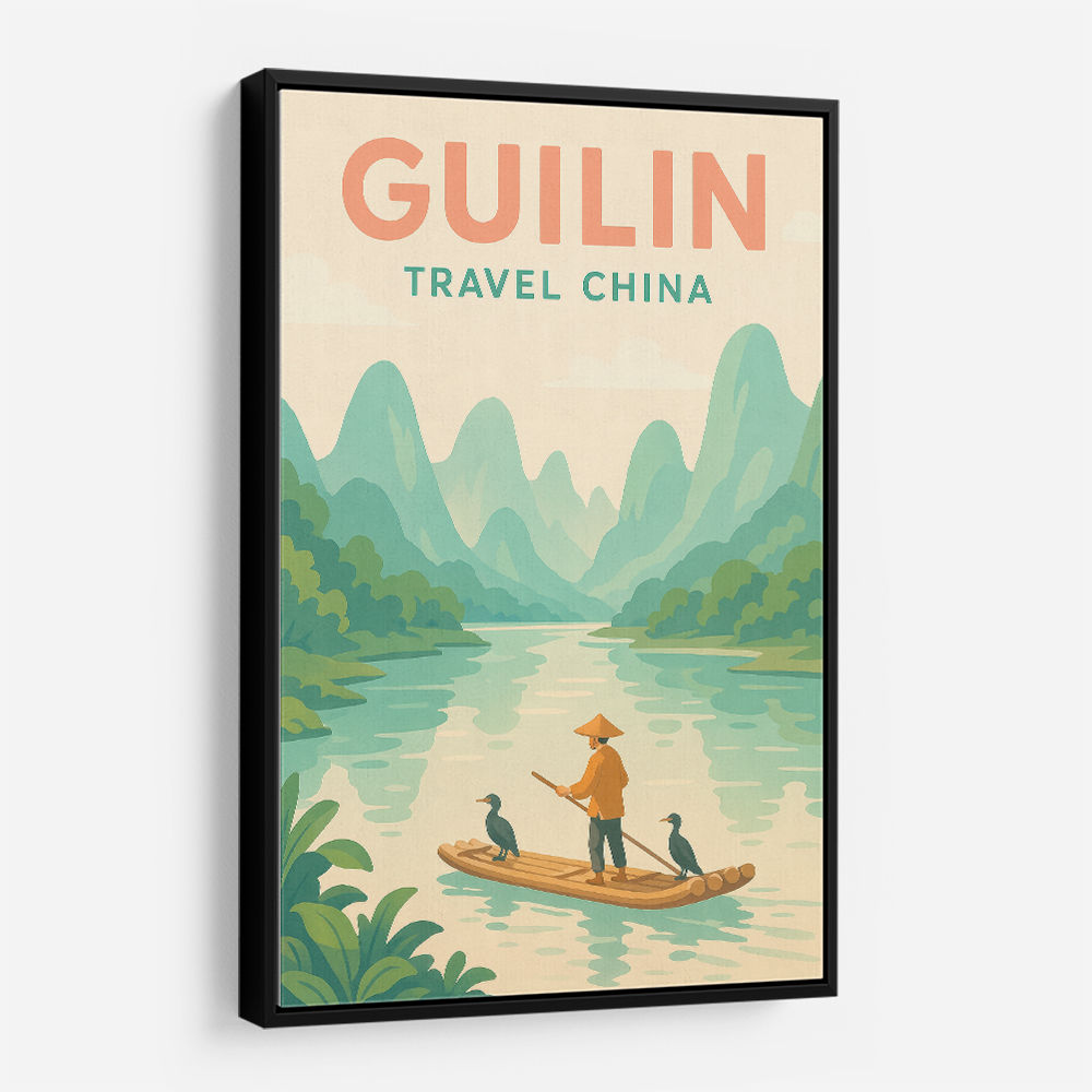Guilin China Travel Poster 1 Guilin China Travel Poster 1