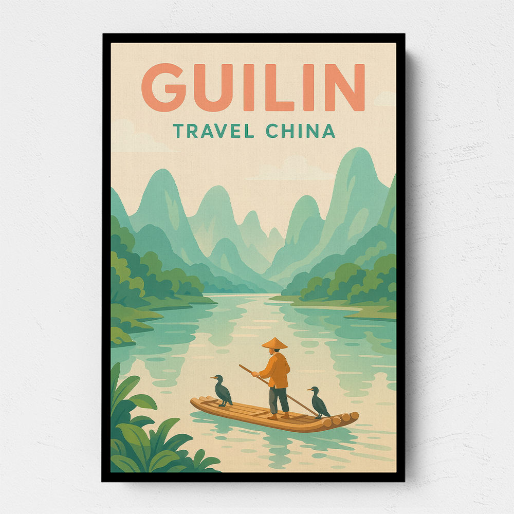 Guilin China Travel Poster 1 Guilin China Travel Poster 1