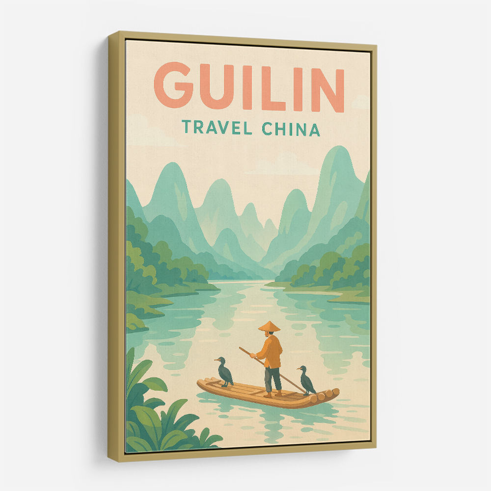 Guilin China Travel Poster 1 Guilin China Travel Poster 1