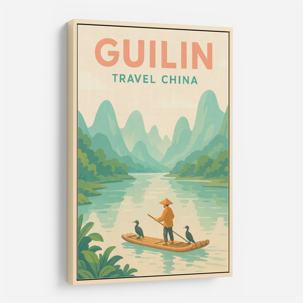 Guilin China Travel Poster 1 Guilin China Travel Poster 1