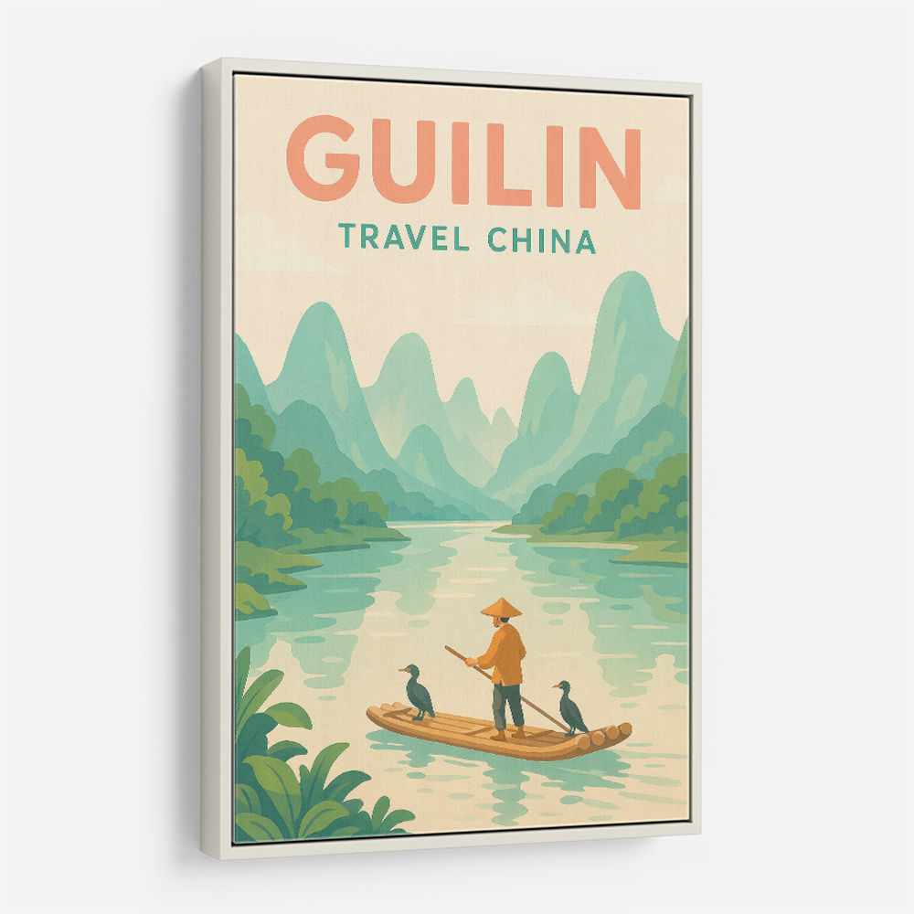 Guilin China Travel Poster 1 Guilin China Travel Poster 1