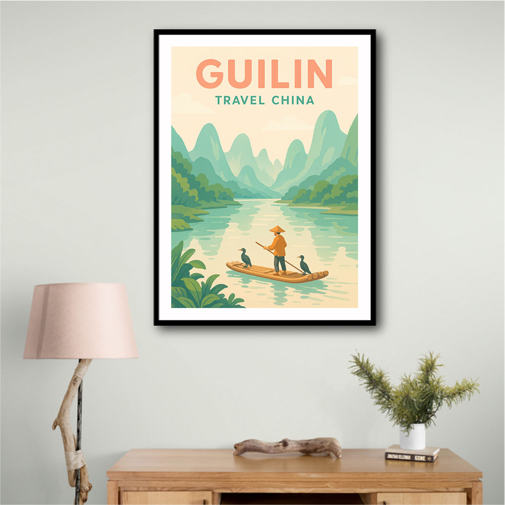 Guilin China Travel Poster 1 Guilin China Travel Poster 1