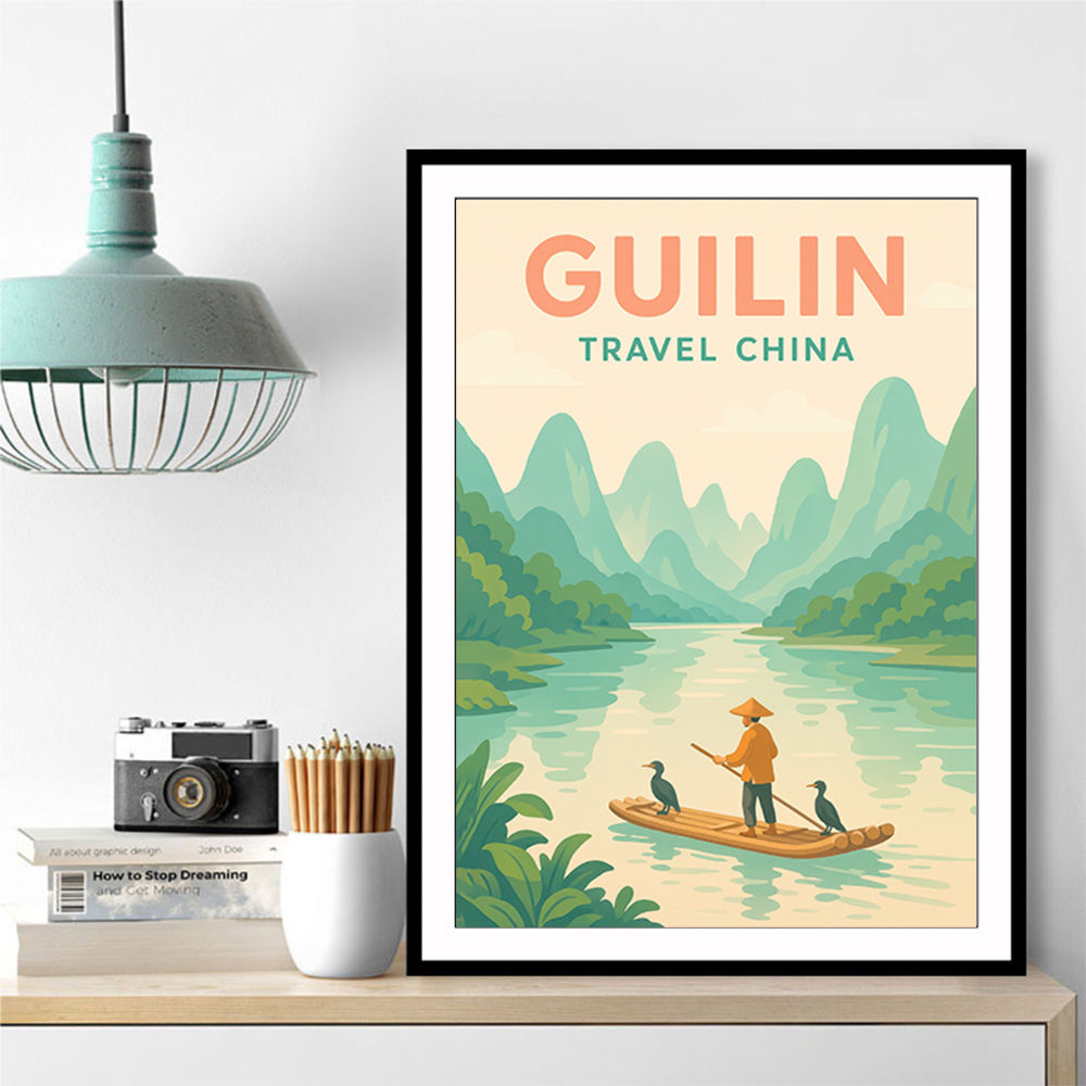 Guilin China Travel Poster 1 Guilin China Travel Poster 1