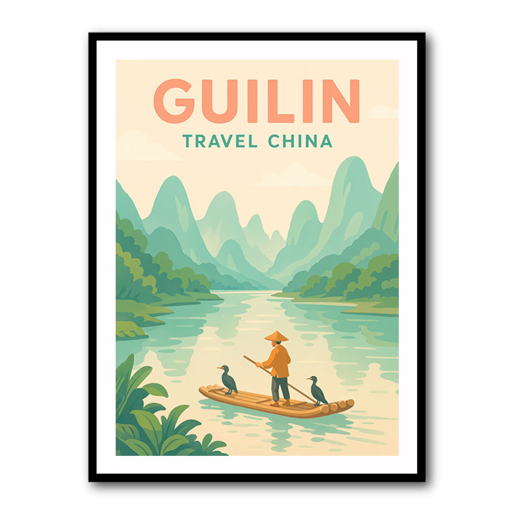 Guilin China Travel Poster 1 Guilin China Travel Poster 1