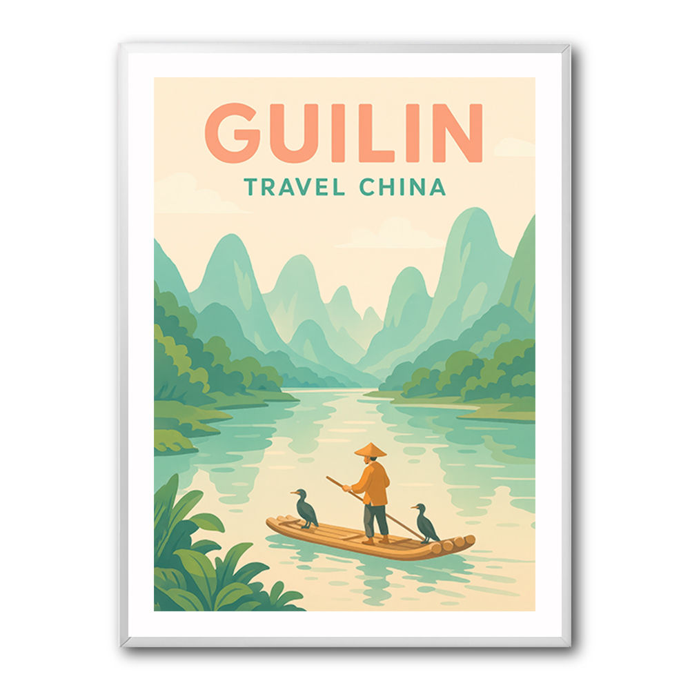 Guilin China Travel Poster 1 Guilin China Travel Poster 1