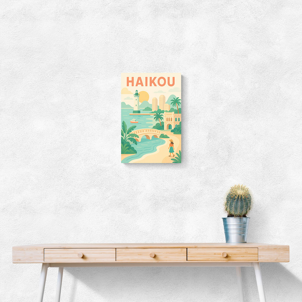 Haikou China Travel Poster Haikou China Travel Poster