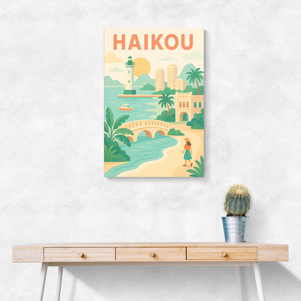 Haikou China Travel Poster Haikou China Travel Poster