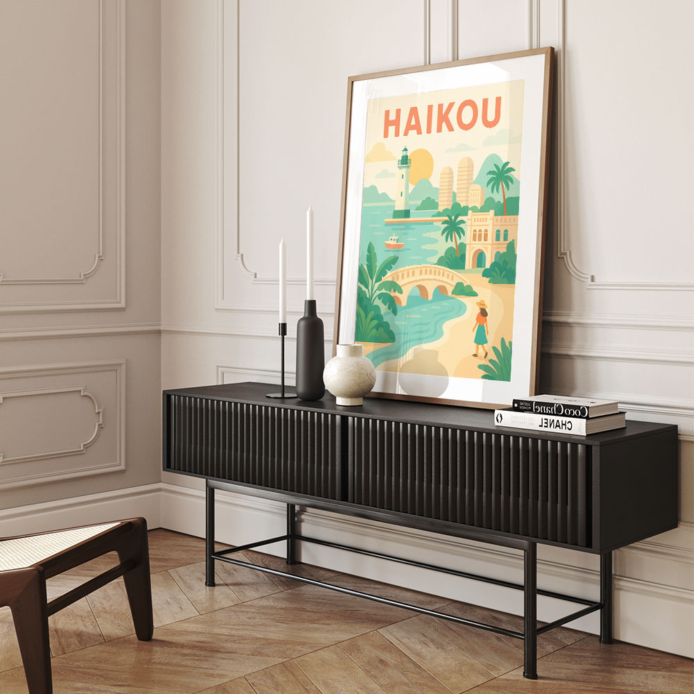 Haikou China Travel Poster Haikou China Travel Poster