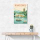 Hangzhou China Modern Poster Hangzhou China Modern Poster