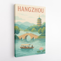 Hangzhou China Modern Poster