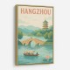Hangzhou China Modern Poster Hangzhou China Modern Poster