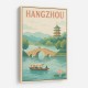 Hangzhou China Modern Poster Hangzhou China Modern Poster