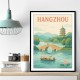 Hangzhou China Modern Poster Hangzhou China Modern Poster