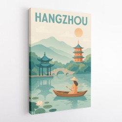 Hangzhou China Modern Poster 1