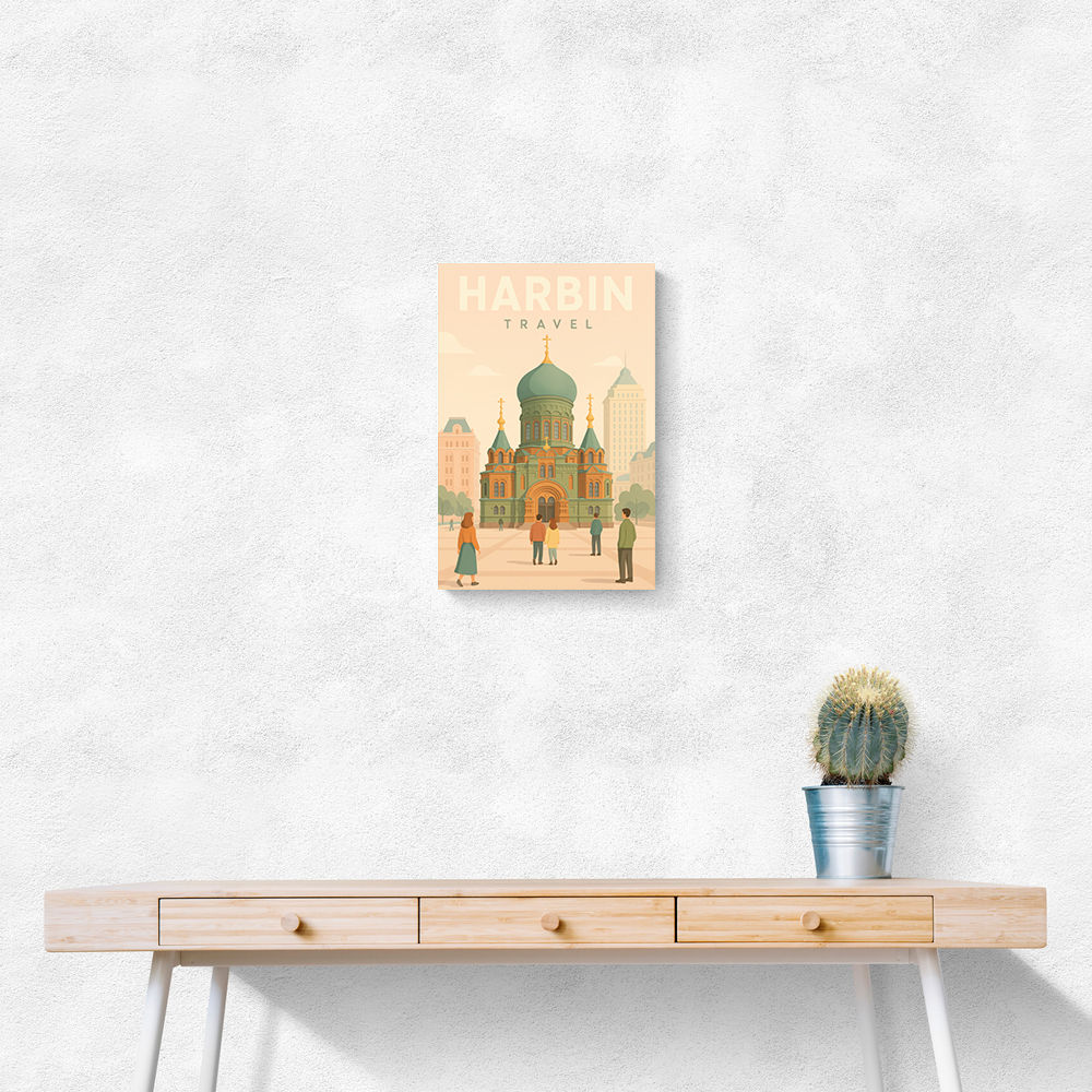 Harbin China Travel Poster Harbin China Travel Poster