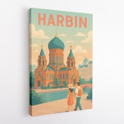 Harbin China Travel Poster 1