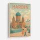 Harbin China Travel Poster 1 Harbin China Travel Poster 1