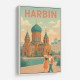 Harbin China Travel Poster 1 Harbin China Travel Poster 1