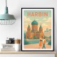 Harbin China Travel Poster 1 Harbin China Travel Poster 1