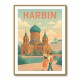 Harbin China Travel Poster 1 Harbin China Travel Poster 1