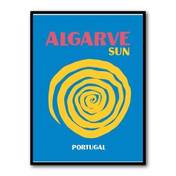 Algarve Travel Poster