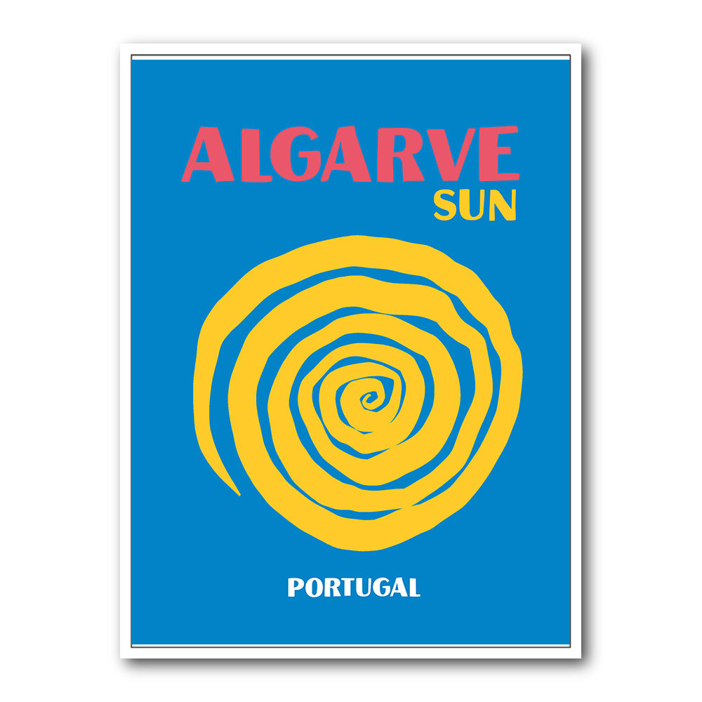 Algarve Travel Poster Algarve Travel Poster