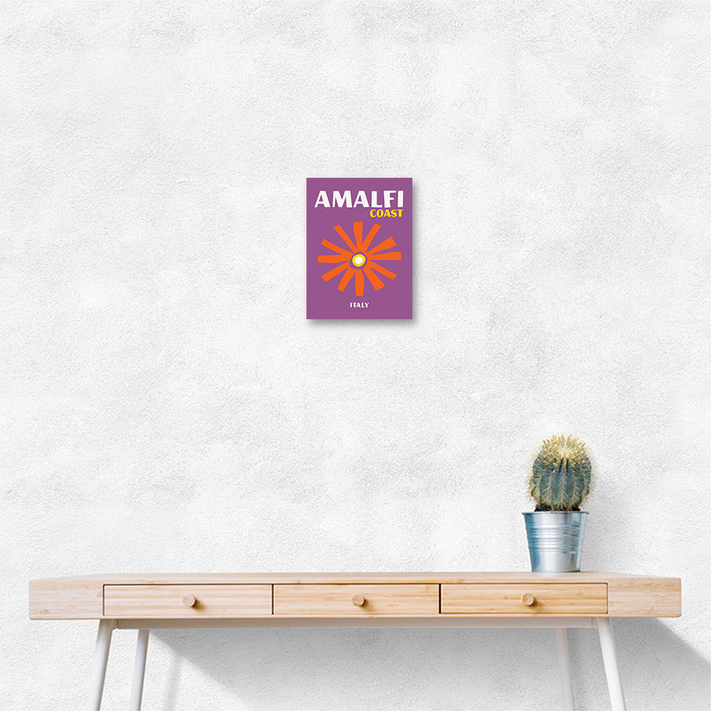Amalfi Coast Travel Poster