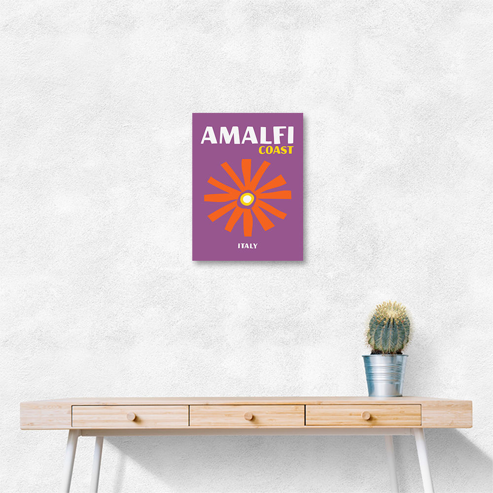 Amalfi Coast Travel Poster