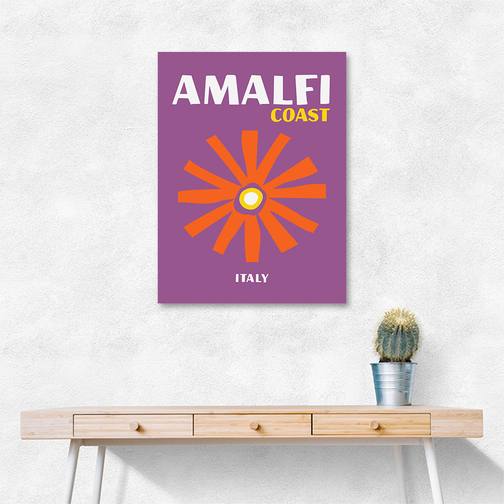 Amalfi Coast Travel Poster