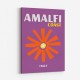 Amalfi Coast Travel Poster