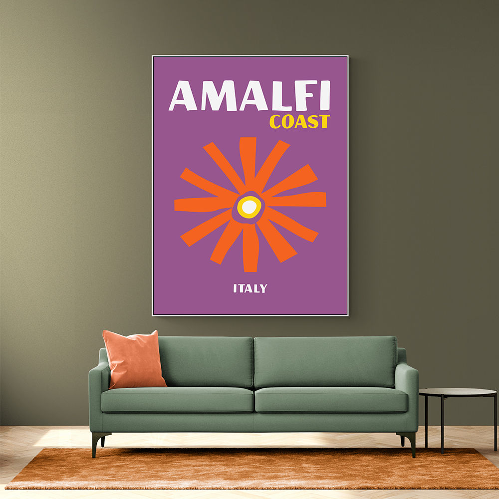 Amalfi Coast Travel Poster