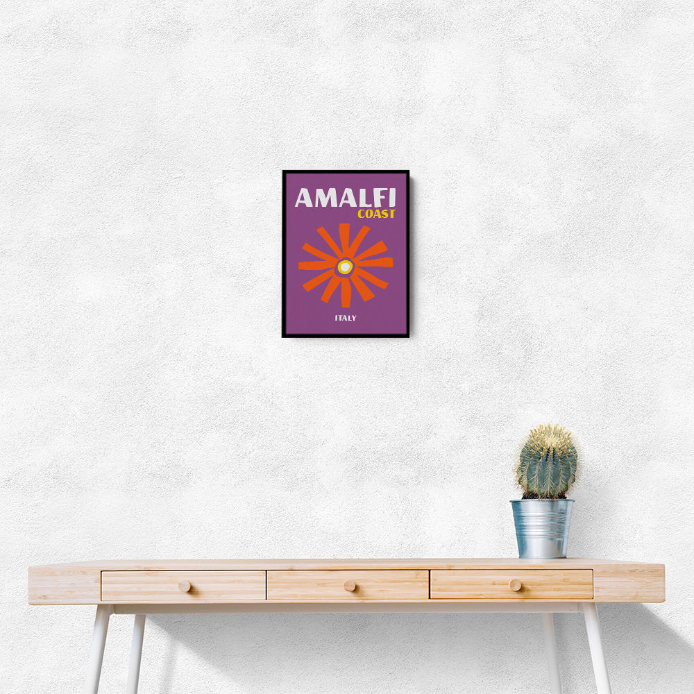 Amalfi Coast Travel Poster