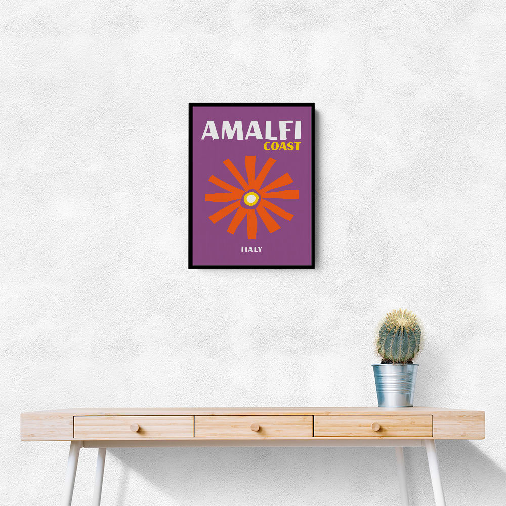 Amalfi Coast Travel Poster