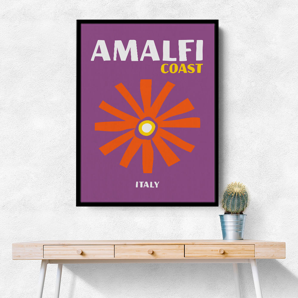 Amalfi Coast Travel Poster