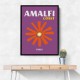 Amalfi Coast Travel Poster