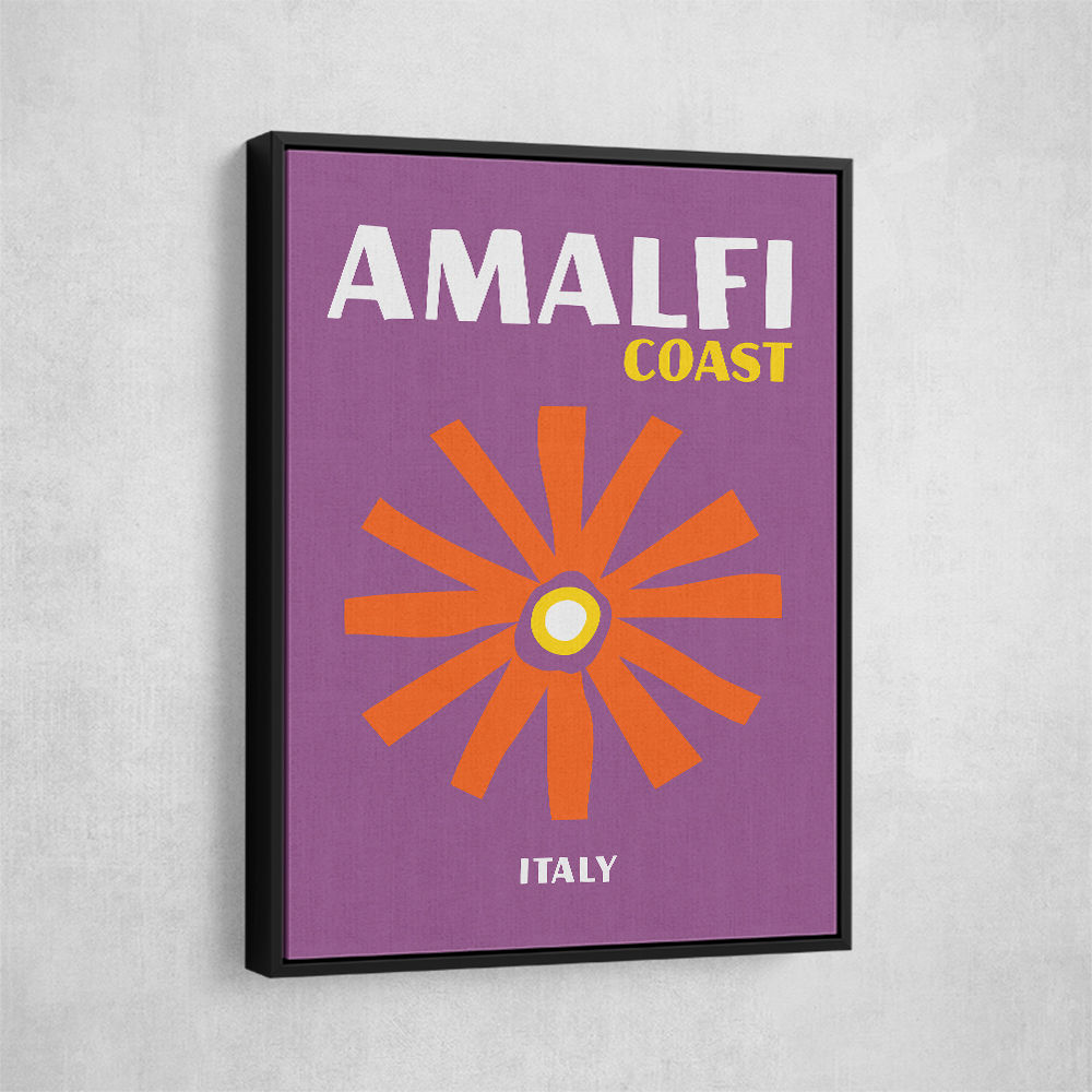 Amalfi Coast Travel Poster