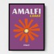 Amalfi Coast Travel Poster