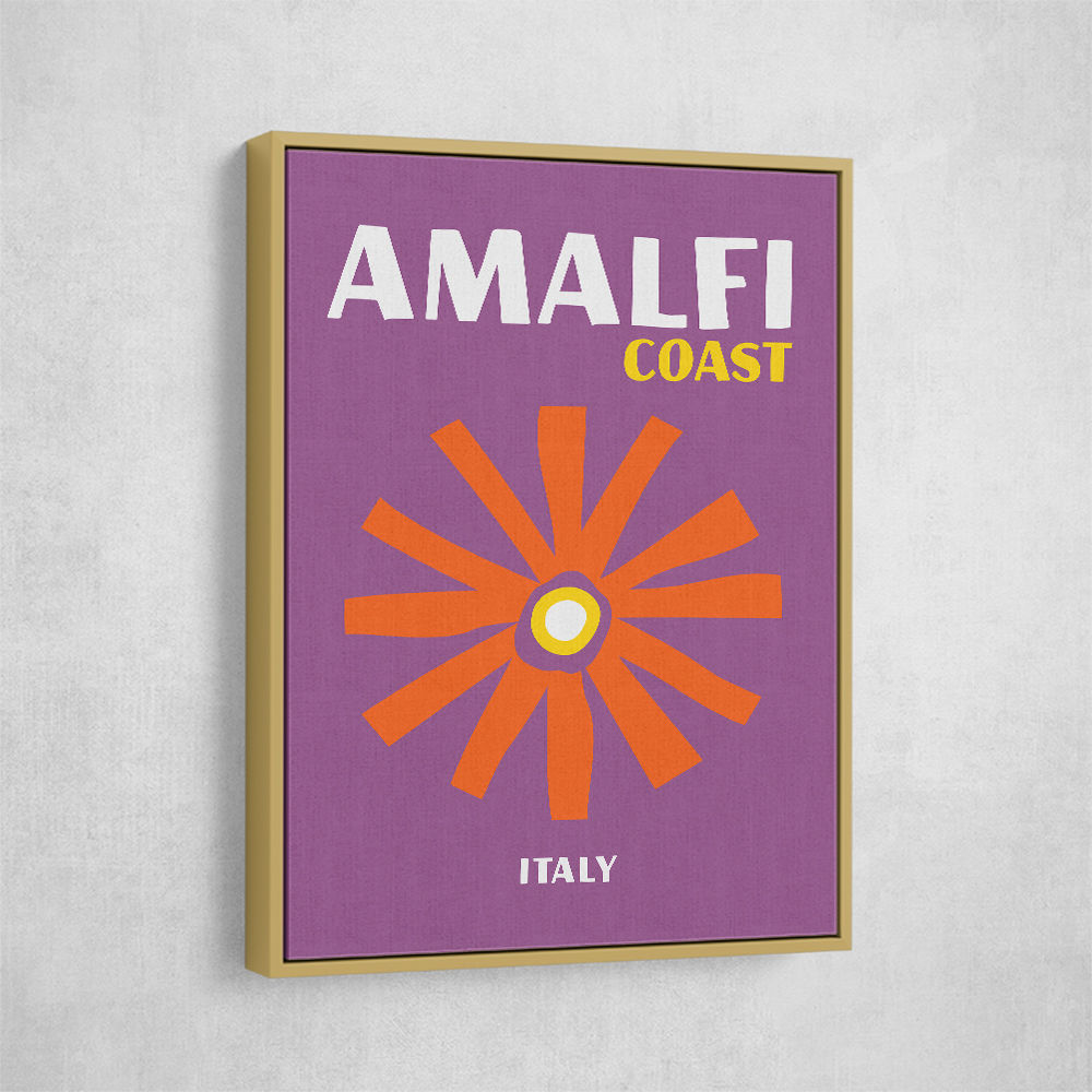 Amalfi Coast Travel Poster