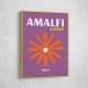 Amalfi Coast Travel Poster
