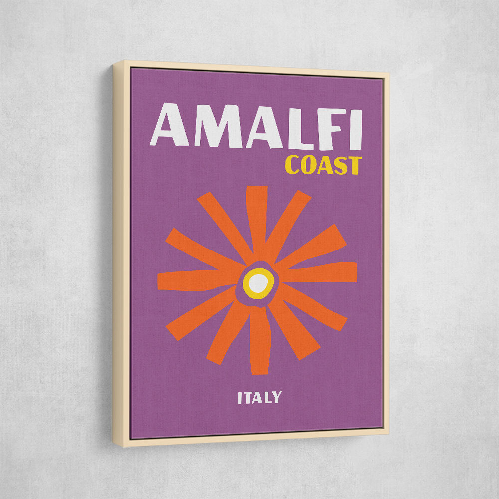 Amalfi Coast Travel Poster