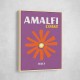 Amalfi Coast Travel Poster