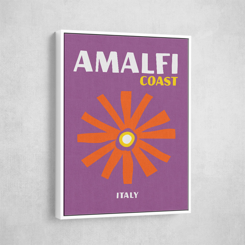 Amalfi Coast Travel Poster