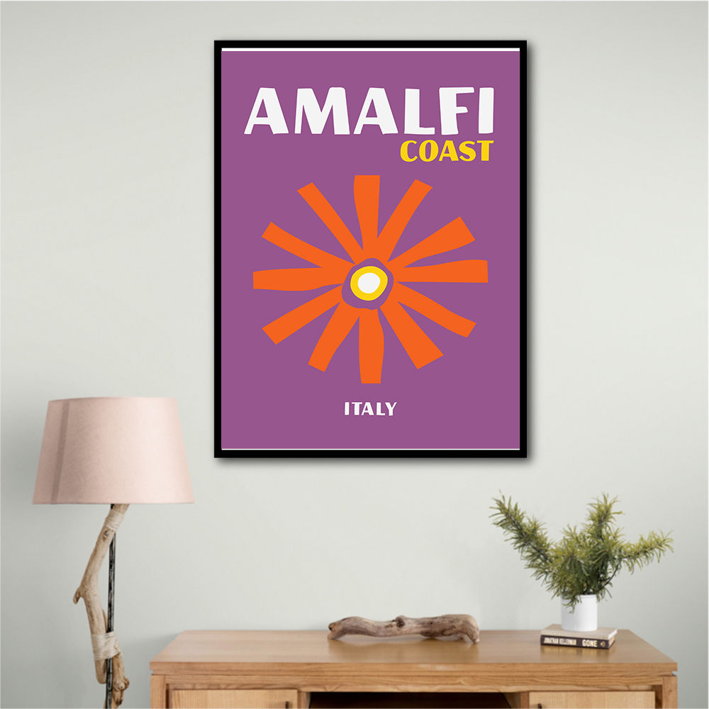 Amalfi Coast Travel Poster