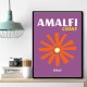 Amalfi Coast Travel Poster