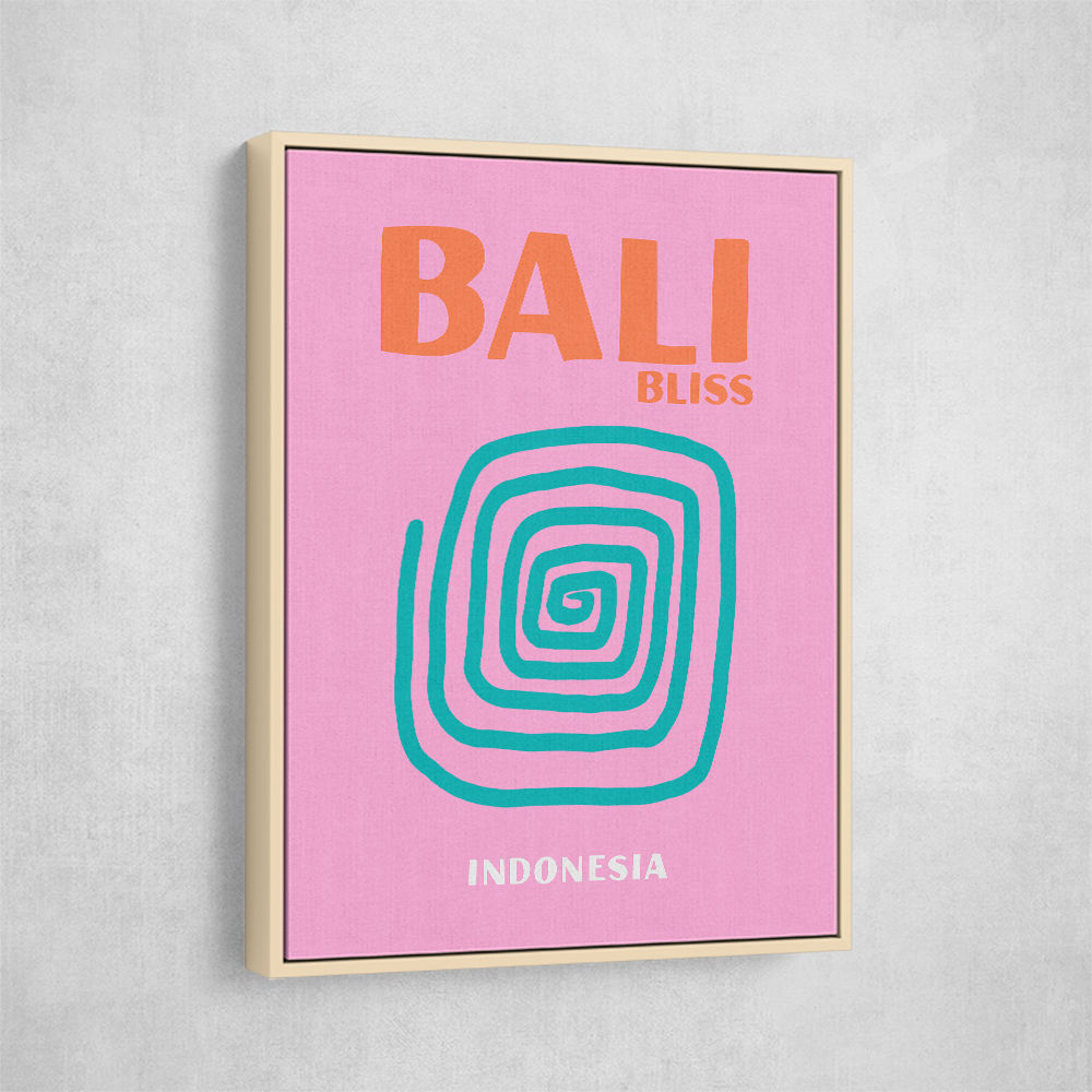 Bali Bliss Travel Poster Bali Bliss Travel Poster